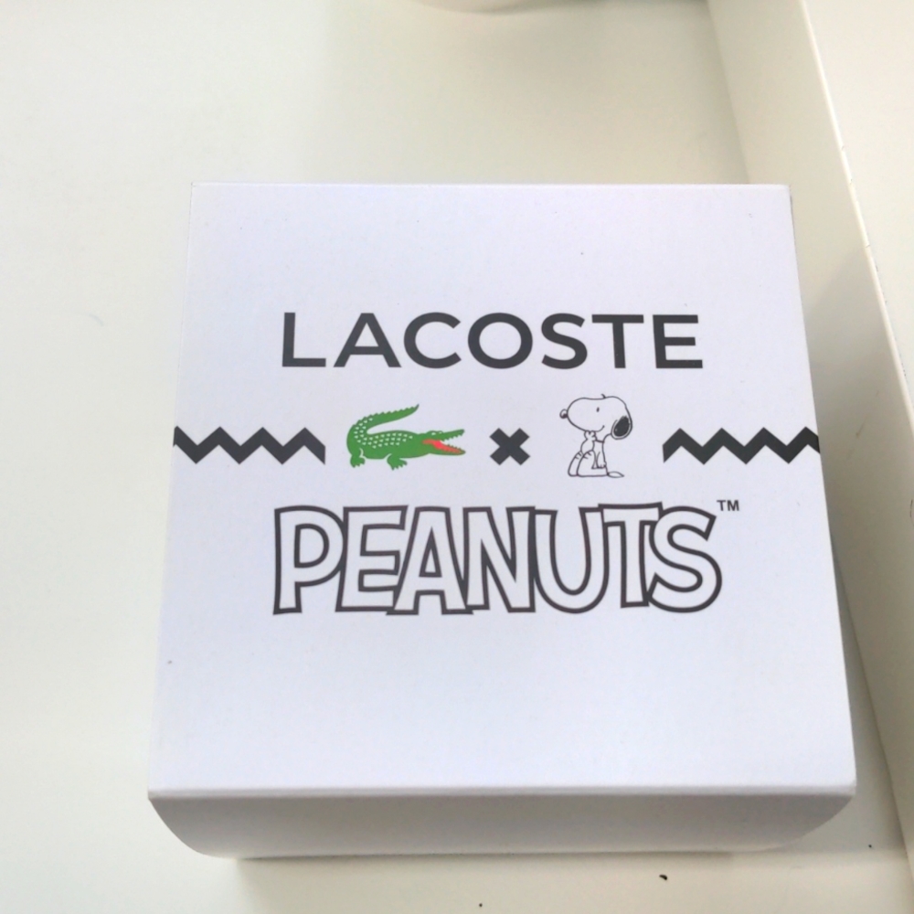Lacoste X peanuts Snoopy collaboration watch brand new.